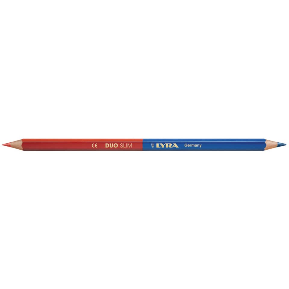 Farbstift Duo Slim rot/blau