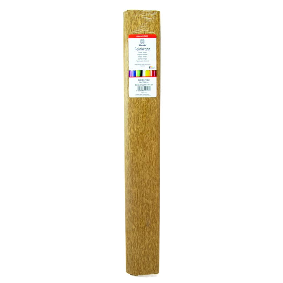 Krepppapier Noblesse - 50 x 250 cm, gold