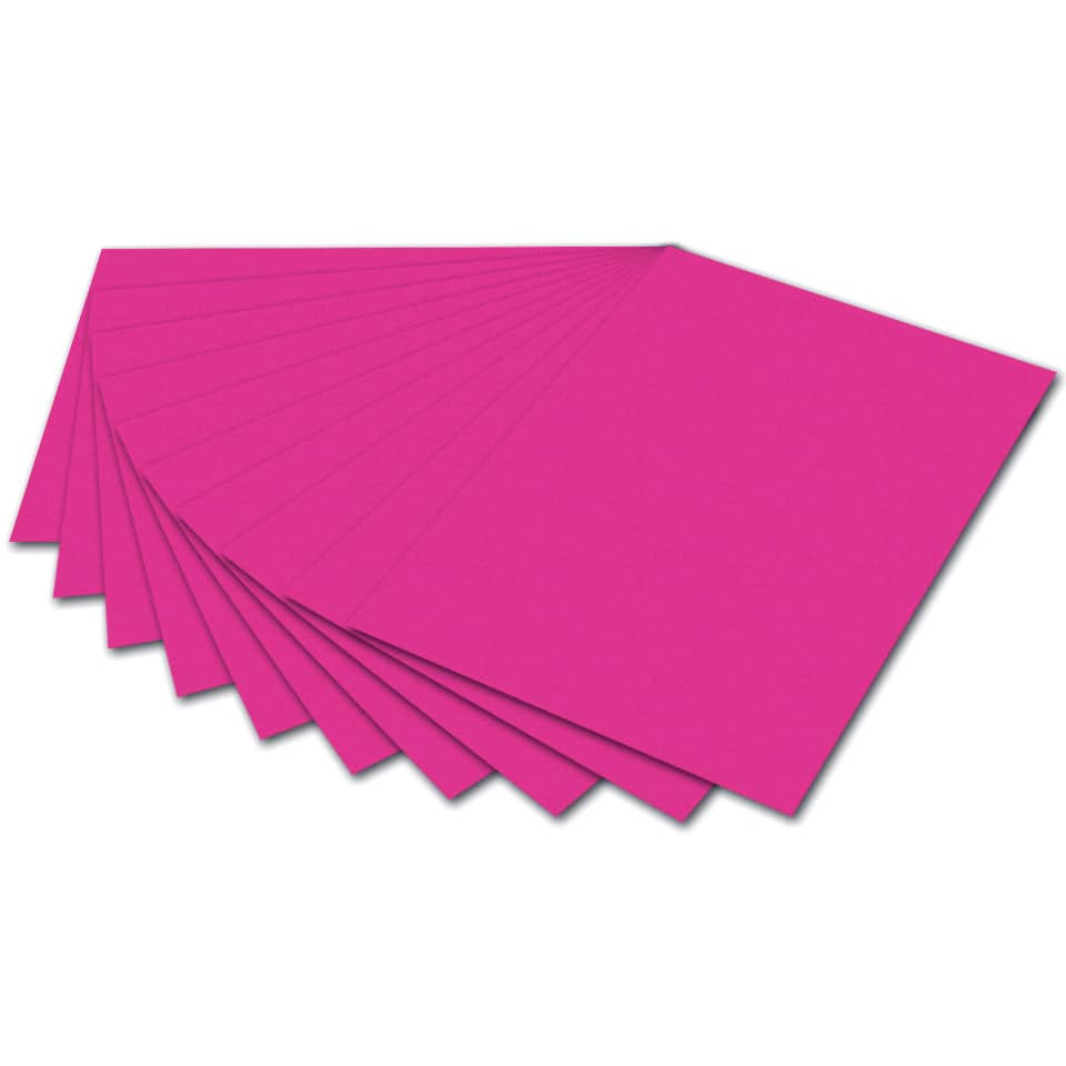 Fotokarton - A4, pink