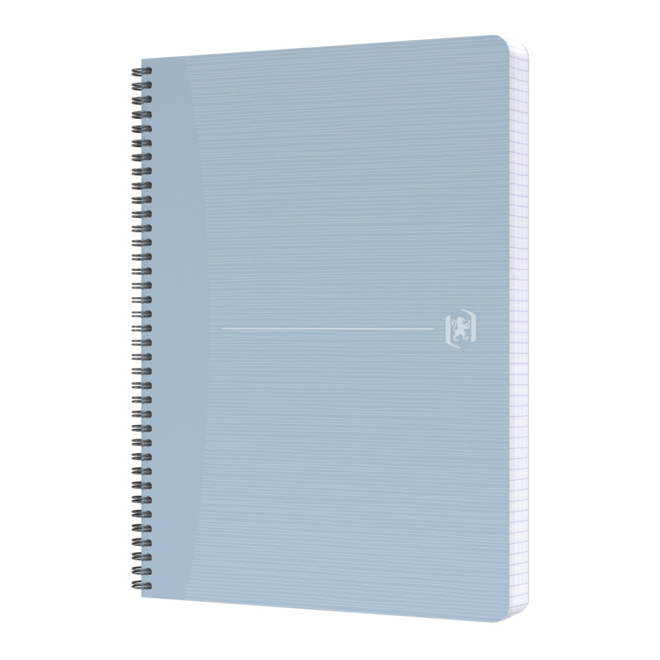 My RecUp Spiralbuch - A4, 90 Blatt, kariert, himmelblau