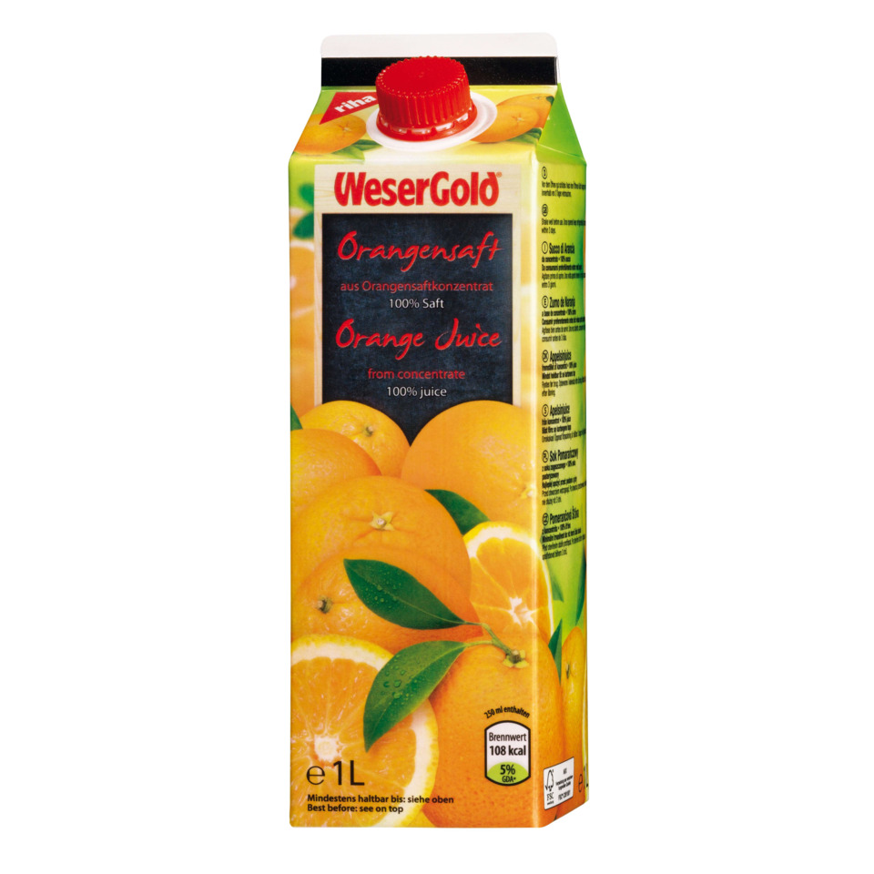 Orangensaft - 8 x 1,0L