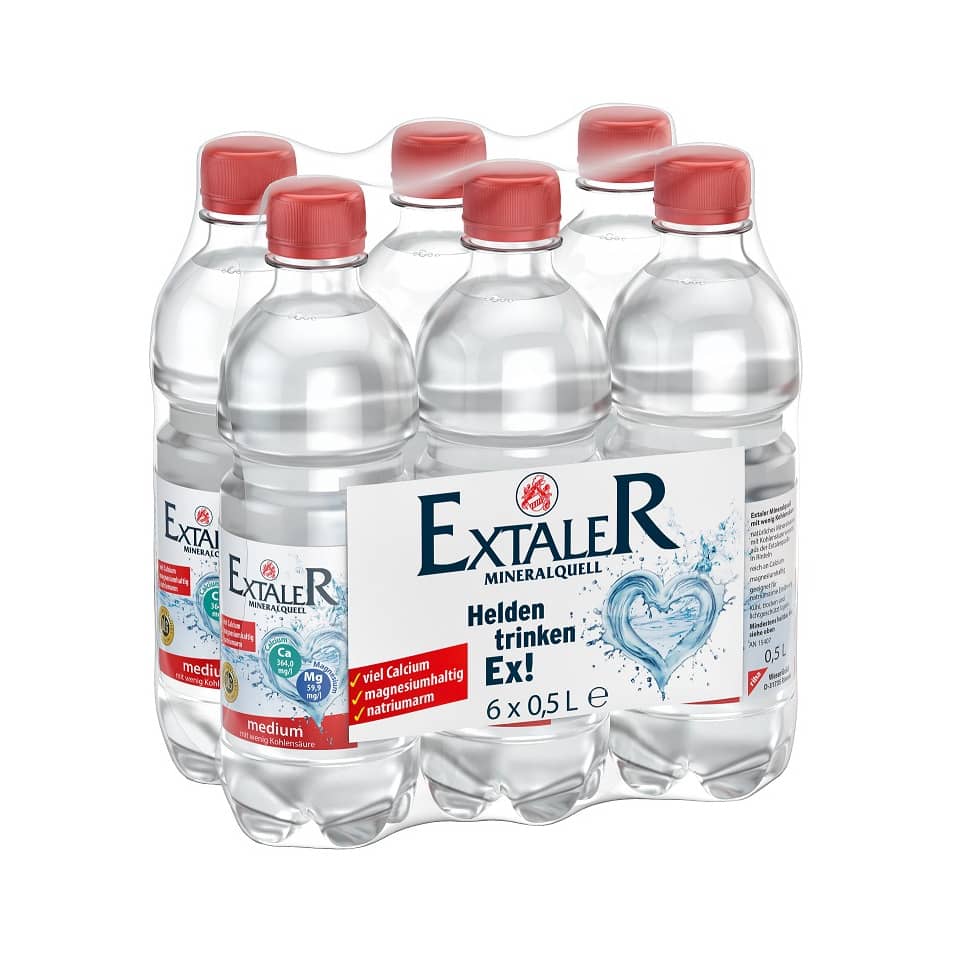 Mineralquellwasser medium - 6 x 0,5L
