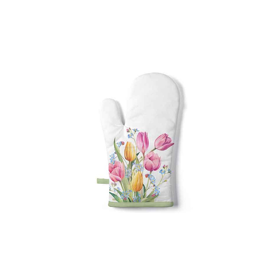 Ofenhandschuh Tulips bouquet, 18 x 30 cm