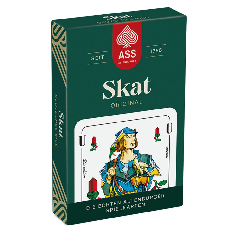 Spielkarten Skat, deutsches Bild, in Faltschachtel