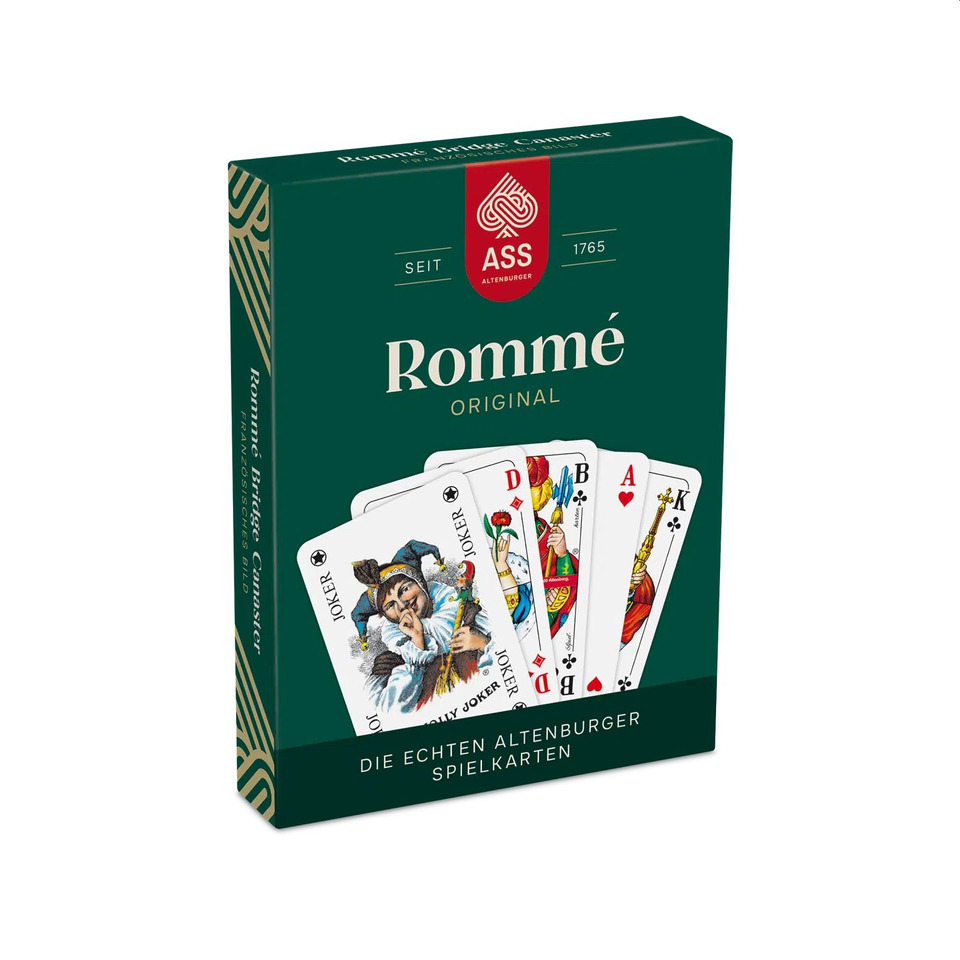 Spielkarten Rommé, französisches Bild