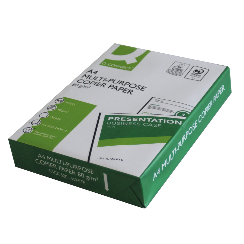 Palette Kopierpapier, 80g/m², 200 Packungen a 500 Blatt, weiß