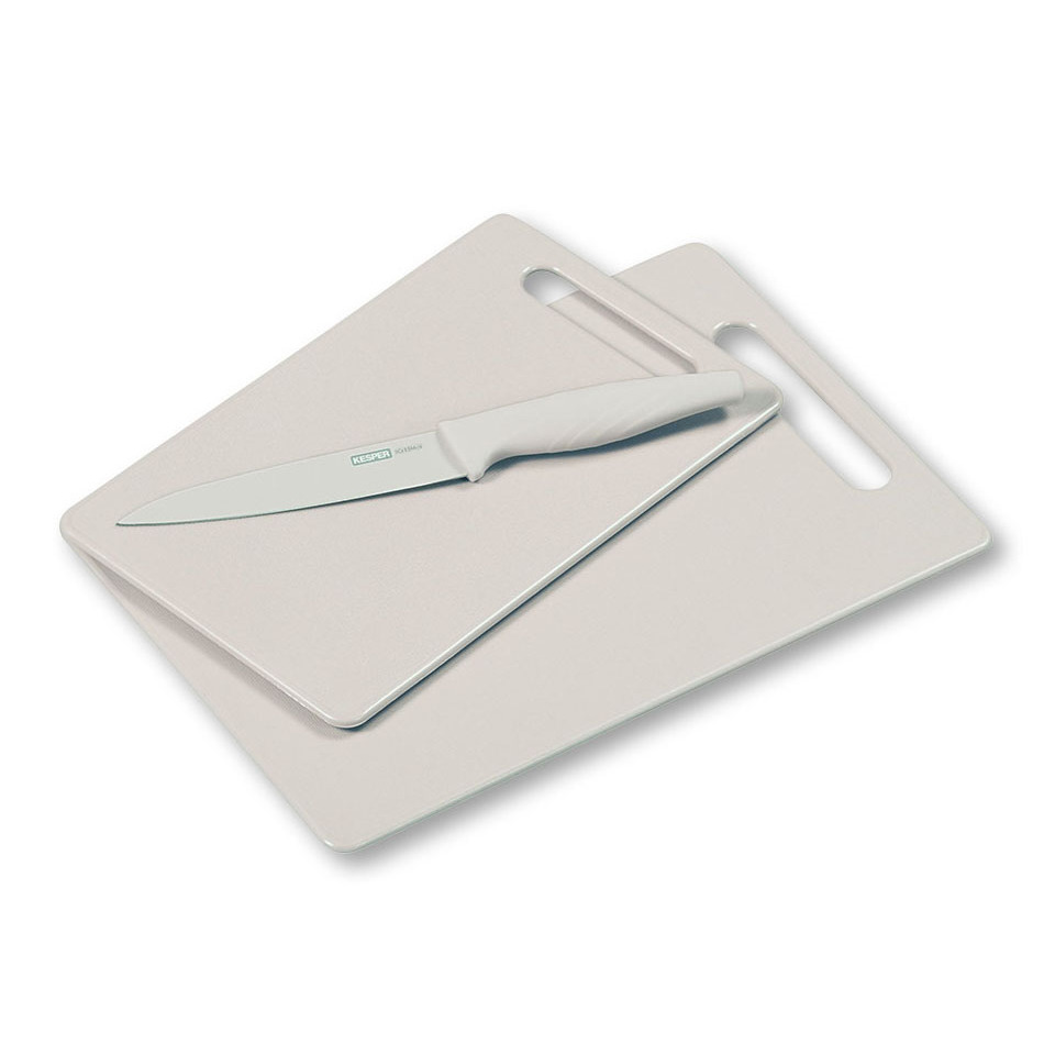 Schneidebretter, 2er-Set, inkl. Messer