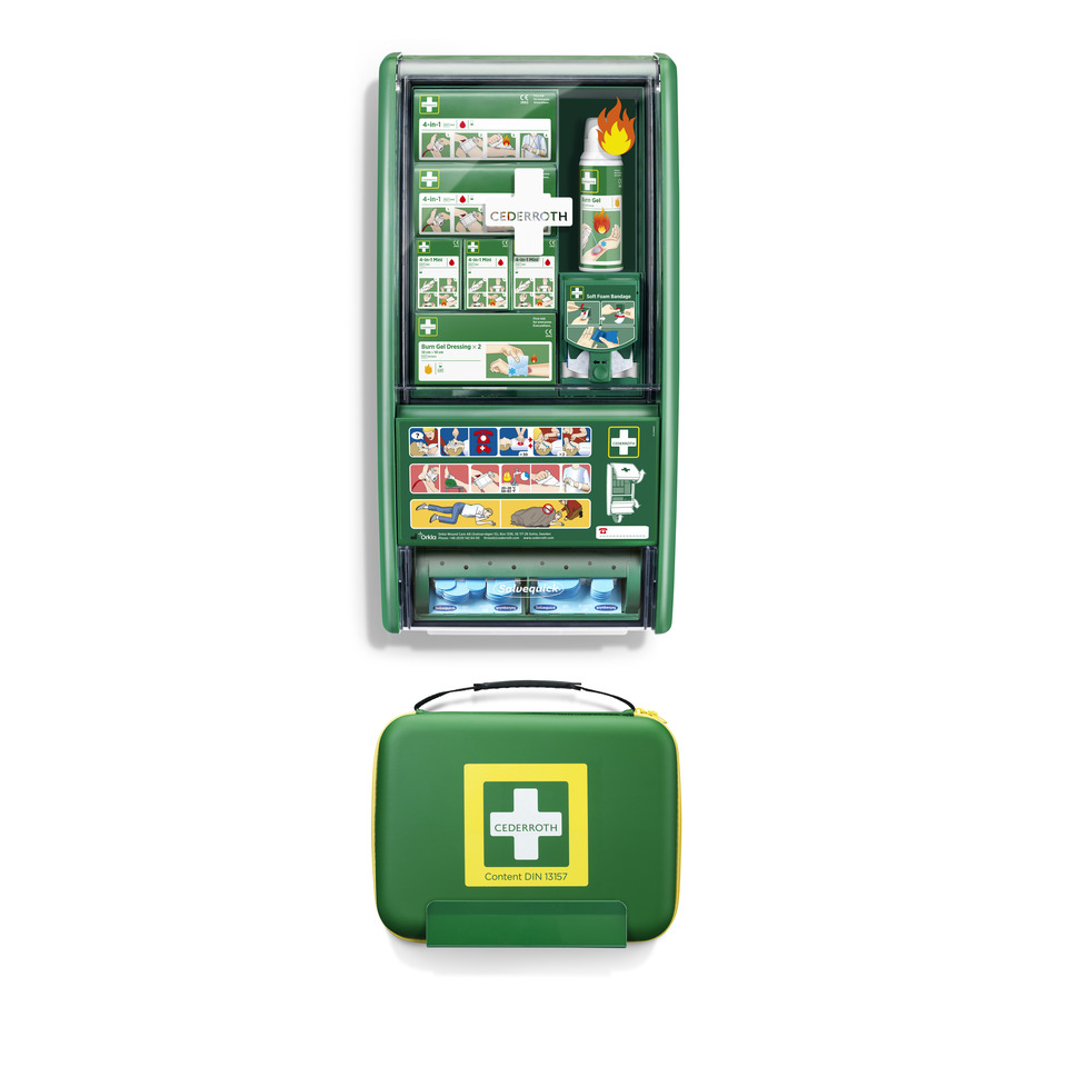 Erste-Hilfe-Station für Verbrennungen DIN-Set 13157
