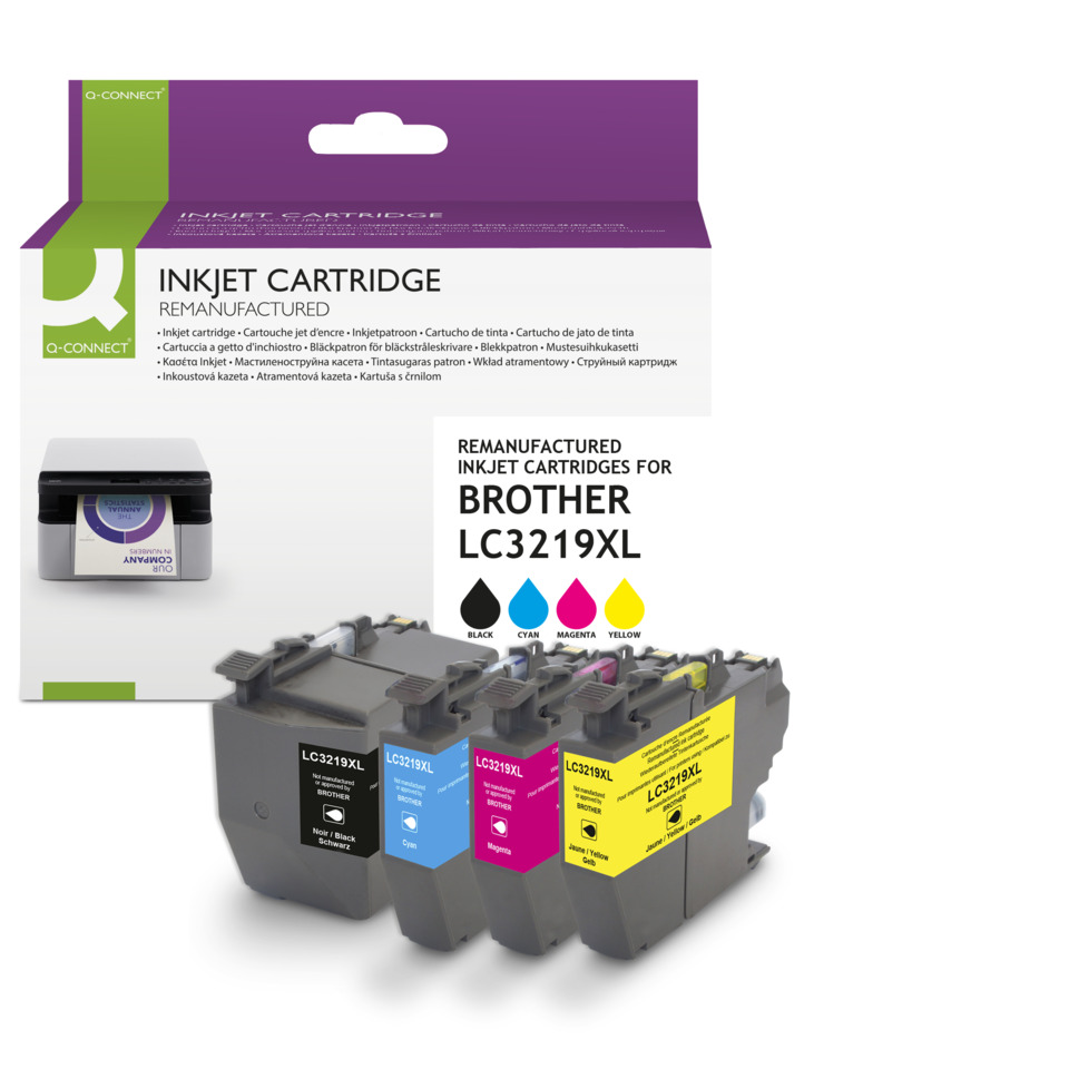 Alternativ Q-Connect Tintenpatrone MultiPack Bk,C,M,Y (KF14254)