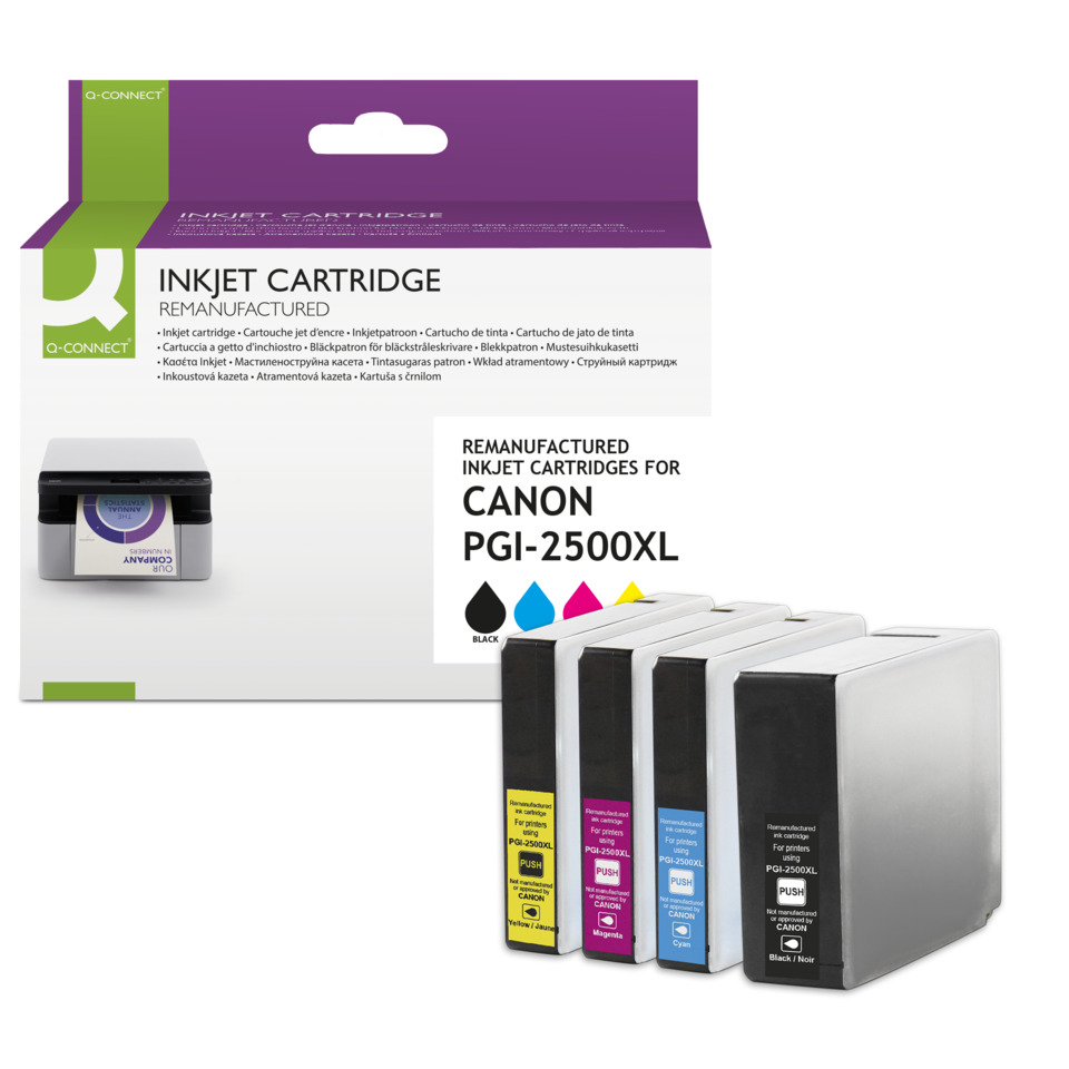 Alternativ Q-Connect Tintenpatrone MultiPack Bk,C,M,Y (KF14270)
