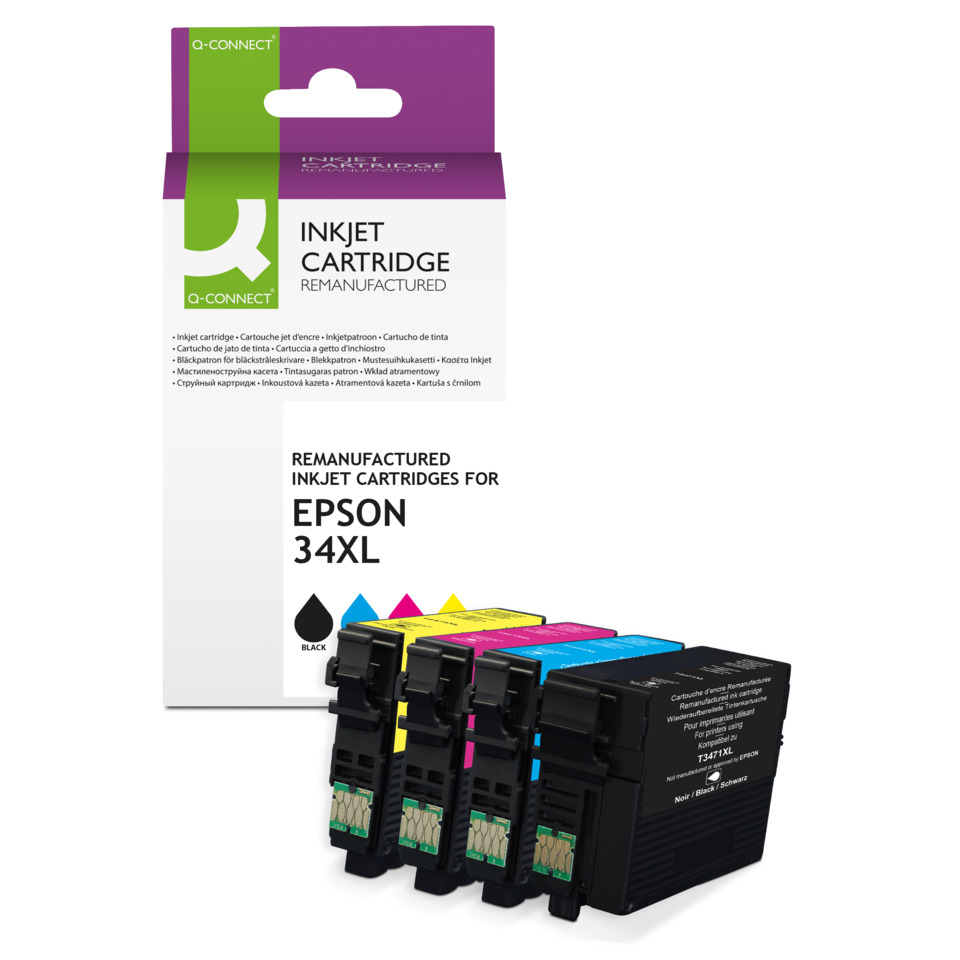 Alternativ Q-Connect Tintenpatrone MultiPack Bk,C,M,Y (KF14232)