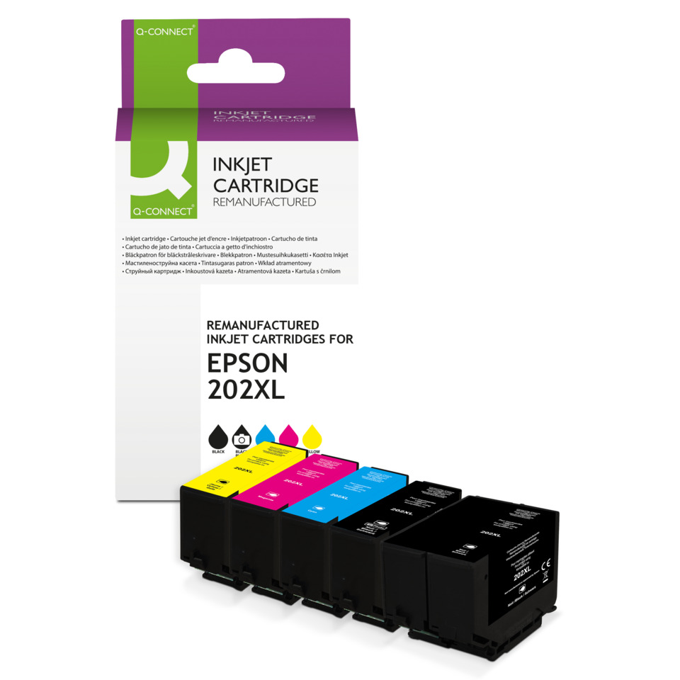 Alternativ Q-Connect Tintenpatrone MultiPack Bk,PhBk,C,M,Y (KF14236)