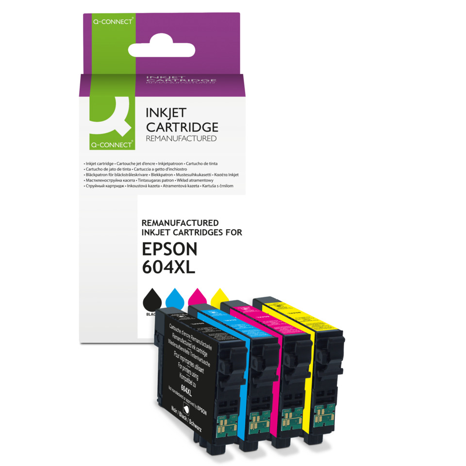 Alternativ Q-Connect Tintenpatrone MultiPack Bk,C,M,Y (KF14244)