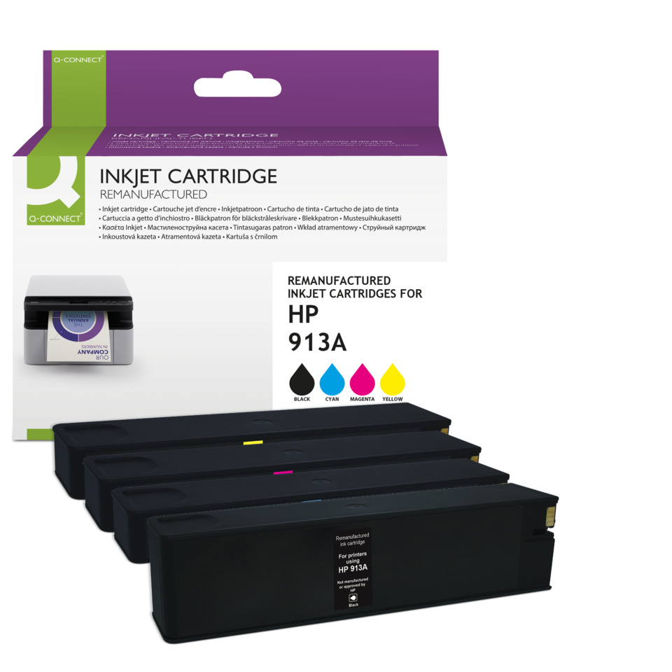 Alternativ Q-Connect Tintenpatrone MultiPack Bk,C,M,Y (KF13993)