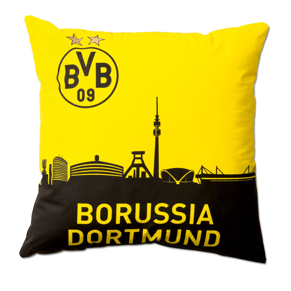 Kissen mit Skyline, 40 x 40 cm