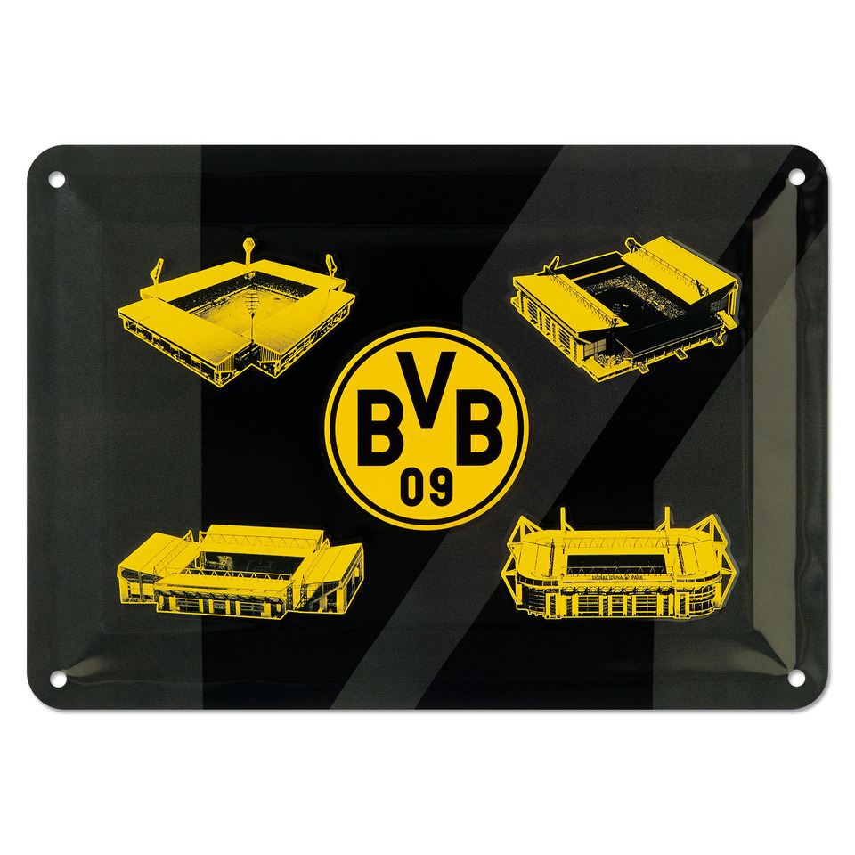 Blechschild Stadion
