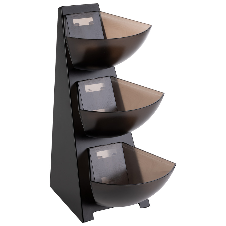 Multi-Rack, 3-stufig, schwarz/grau