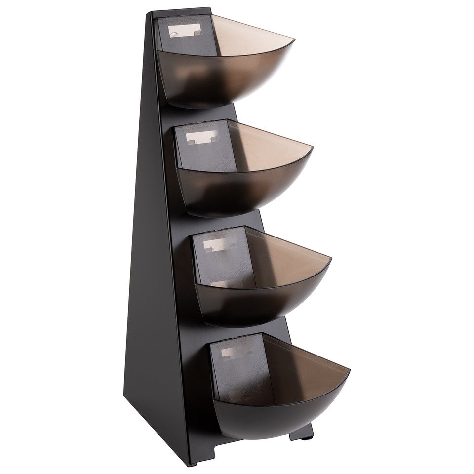 Multi-Rack, 4-stufig, schwarz/grau