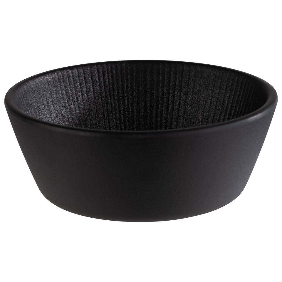 Schale Nero, Ø12,5cm, 0,25 Liter, schwarz