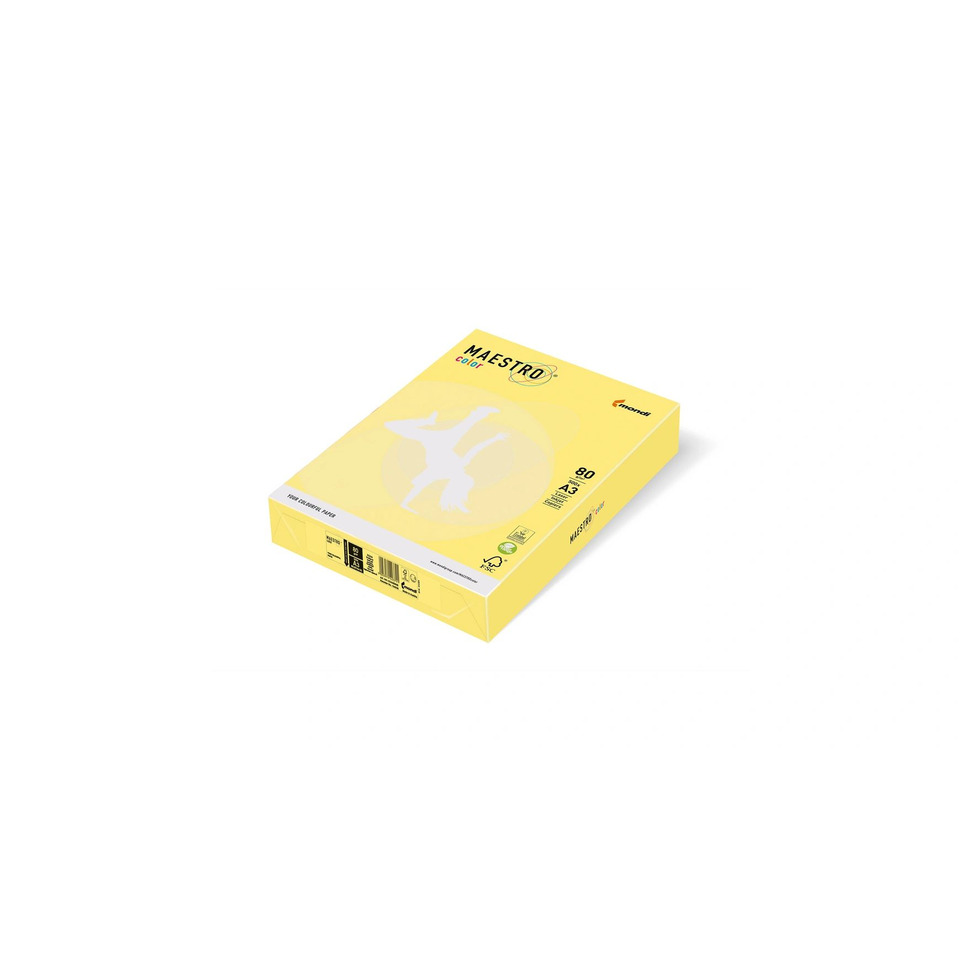 Kopierpapier, A5, 80g/m², 500 Blatt, zitronengelb