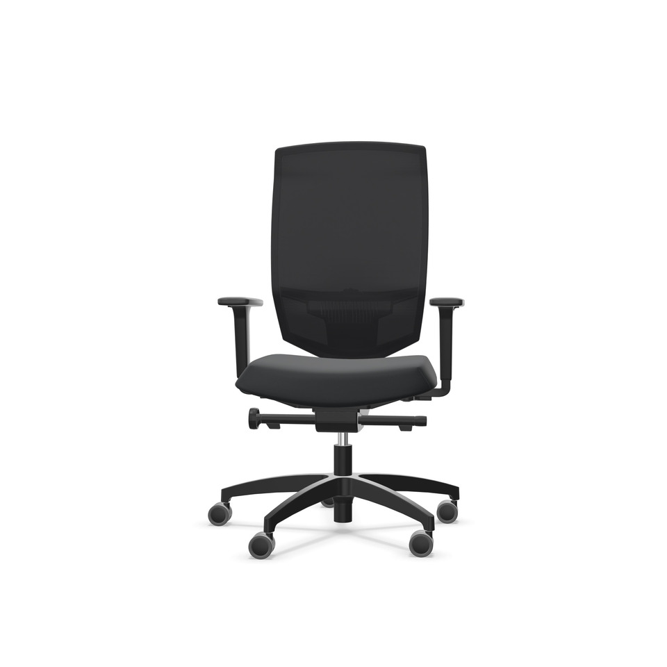 Drehstuhl @Just evo mesh, schwarz