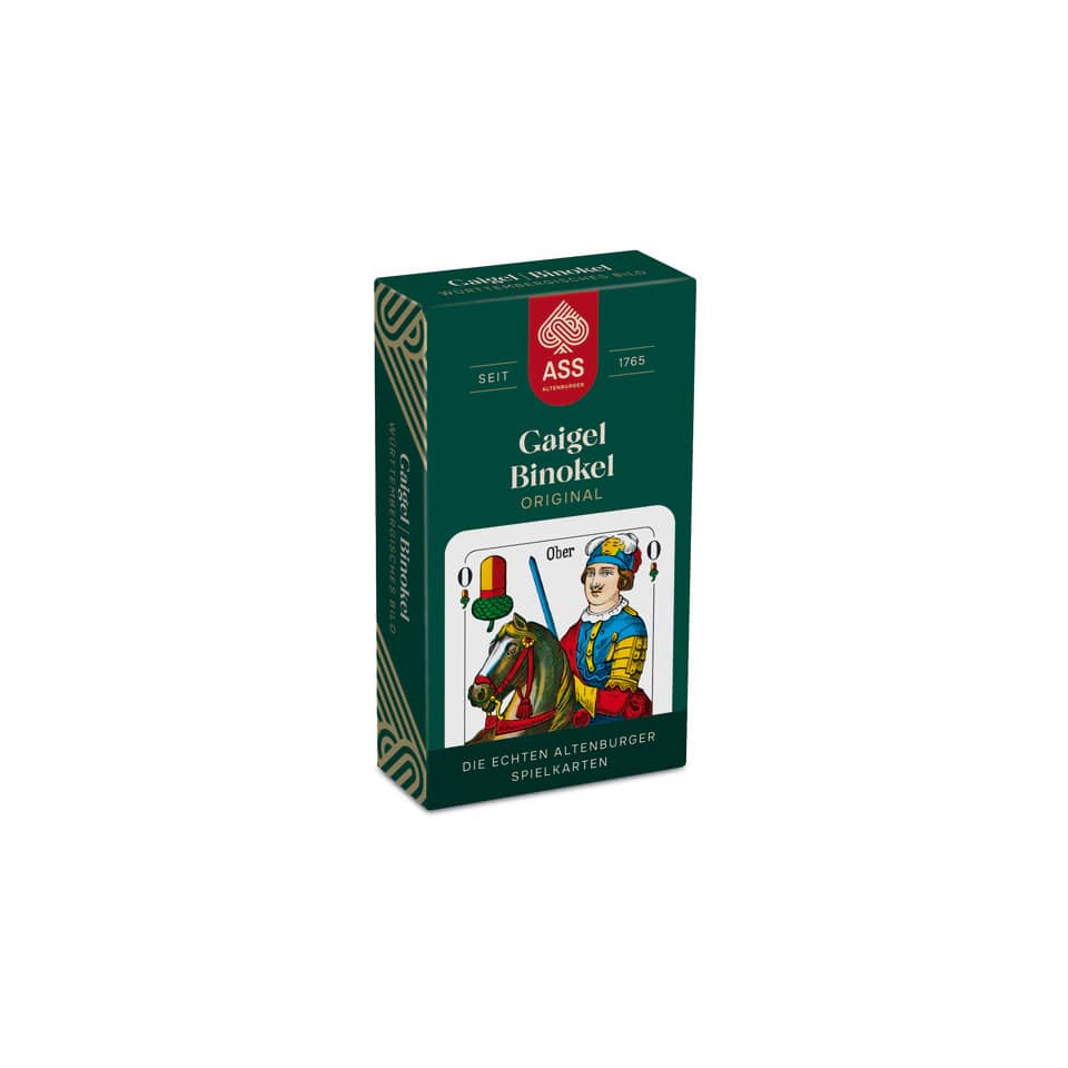Spielkarten Gaigel/Binokel, Faltschachtel