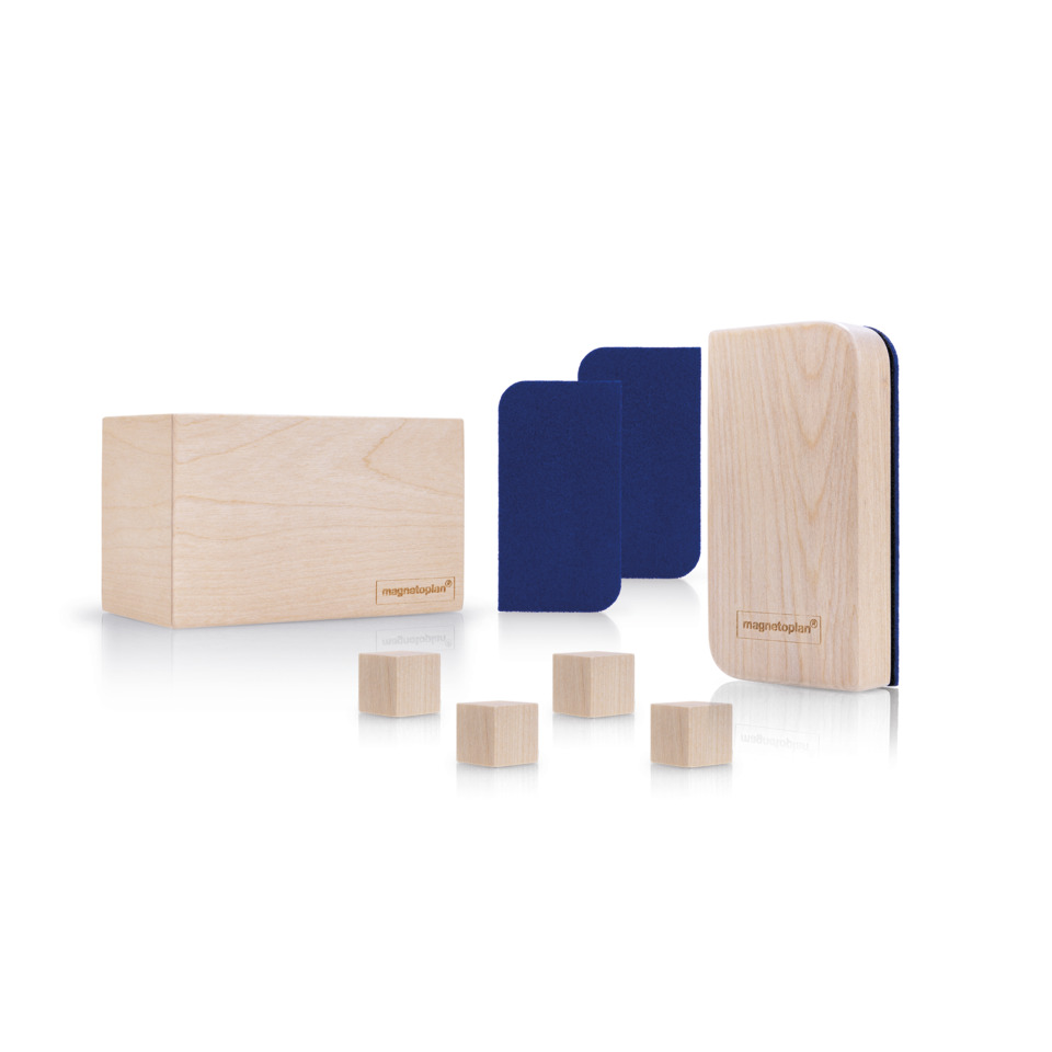 Whiteboard Starter Essentials Kit Wood