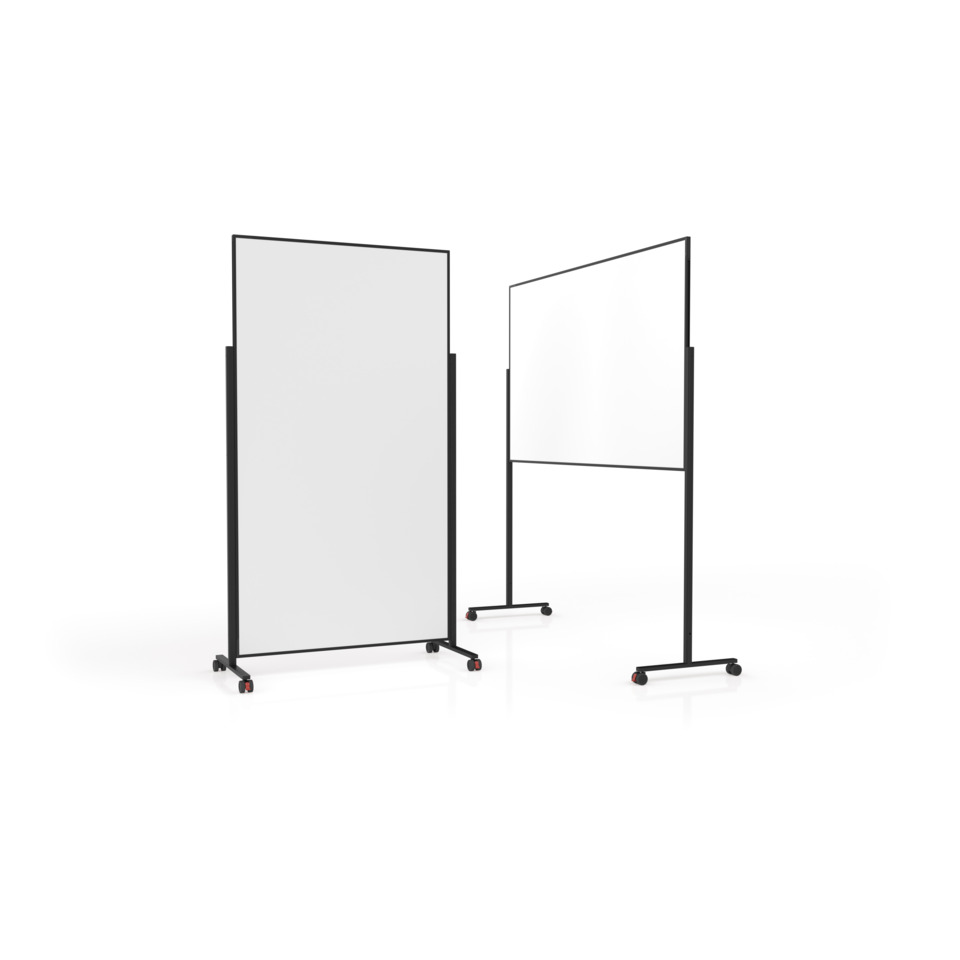 Whiteboard Design Vario SP, 100 x 180 cm, weiss/schwarz