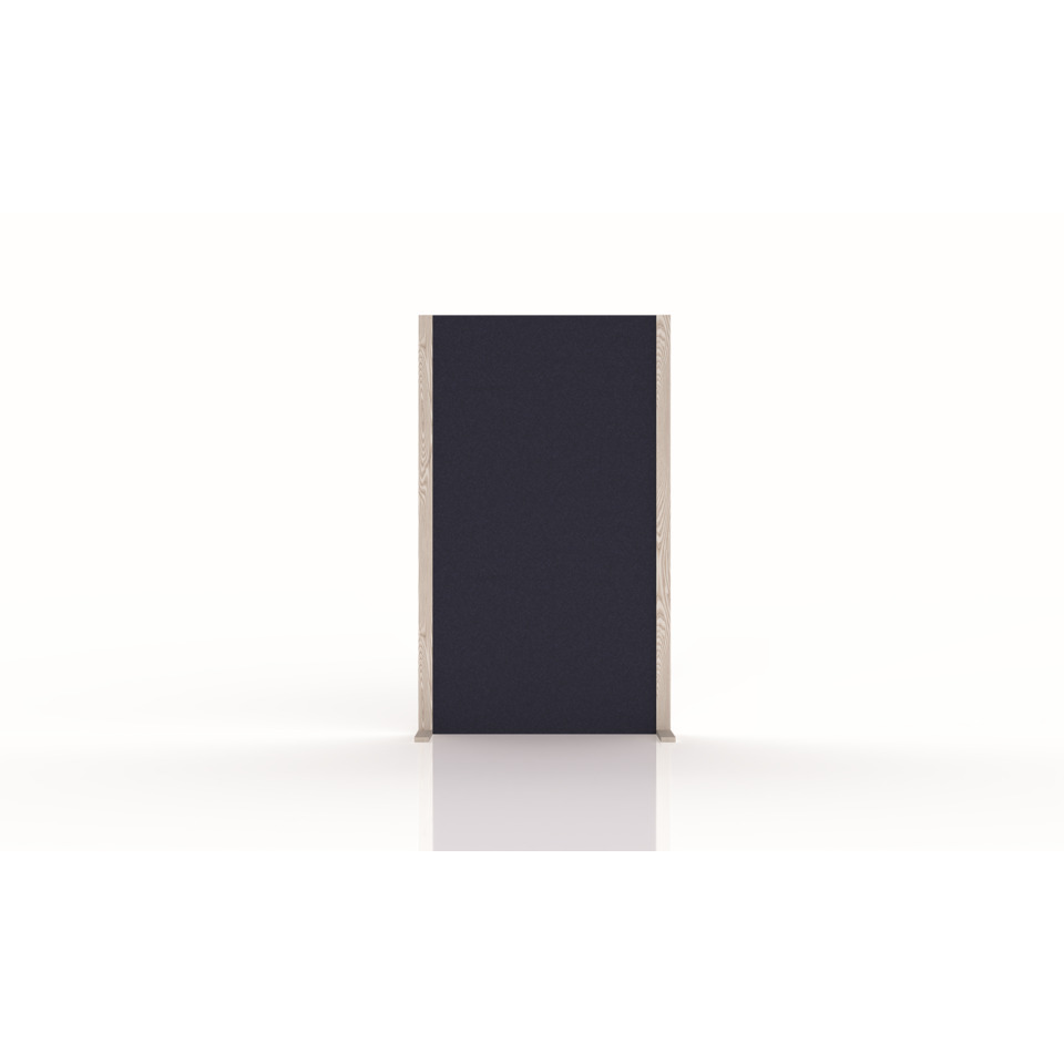 Akustik-Trennwand Wood Series Single, 107 x 180 cm, blau