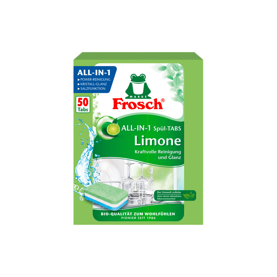 Geschirrspültabs All-in-1 Limone, 50 Stück