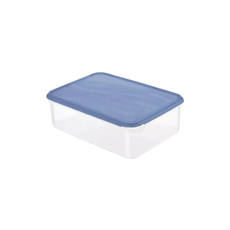 Frischhaltebox Rondo - eckig, 5 Liter, blau