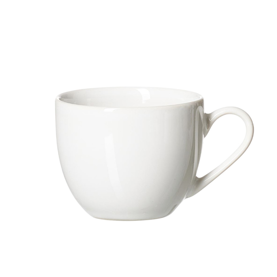 Espresso Obertasse  Volos, 90 ml, Steinzeug, weiß, 6 Stück