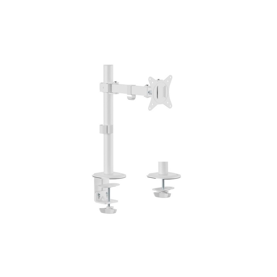 Monitor LCD-TV-Tischhalterung, 17"-32", 45° neigbar, weiß 
