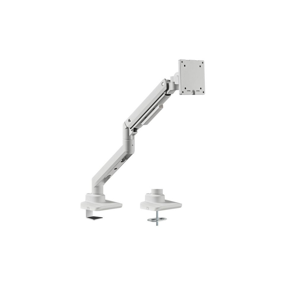 Schwerlast-Monitor-Tischhalterung, 17"-49", neigbar, weiß 