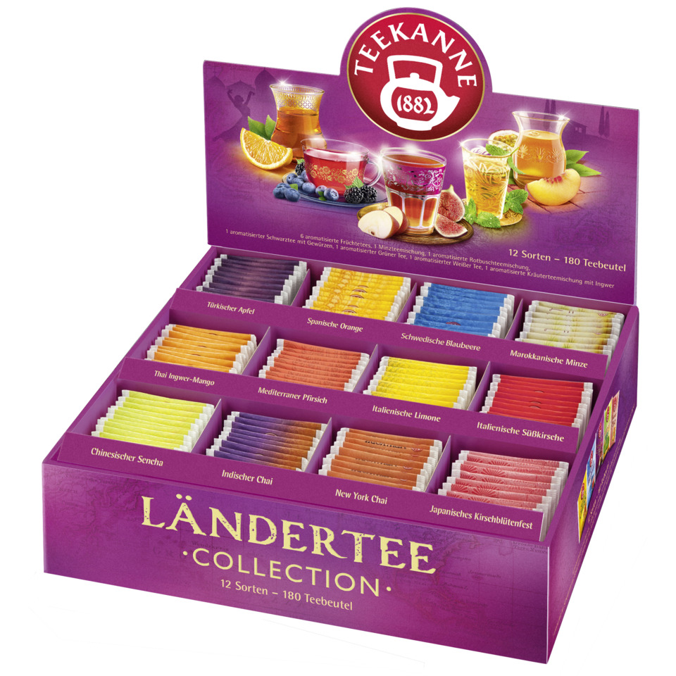 Ländertee Collection Box, 180 Beutel