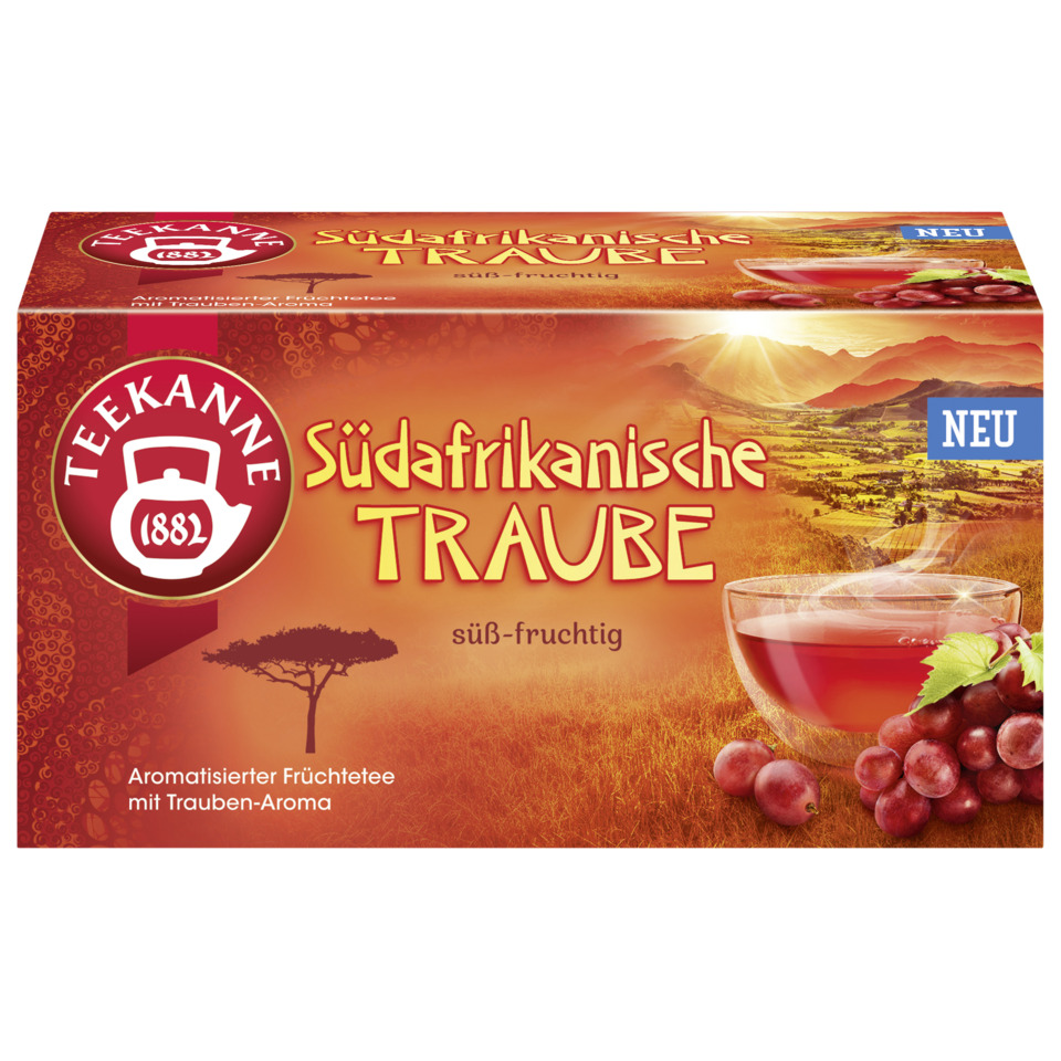 Ländertee Südafrikanische Traube, 18 x 2,25 g
