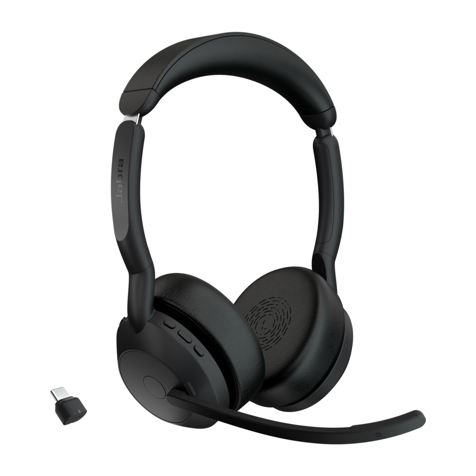 Headset Evolve2 55, Link 390c UC Stereo, schwarz