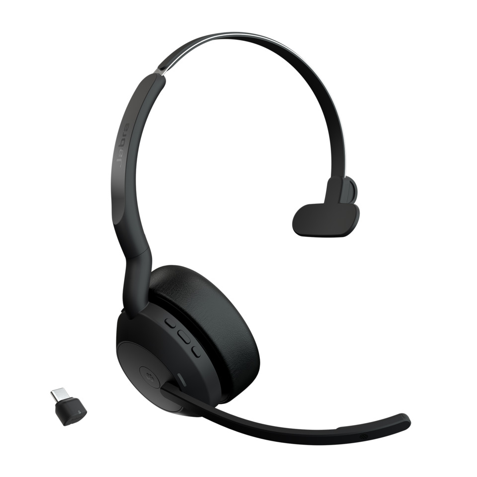 Headset Evolve2 55, Link 390c MS Mono, schwarz