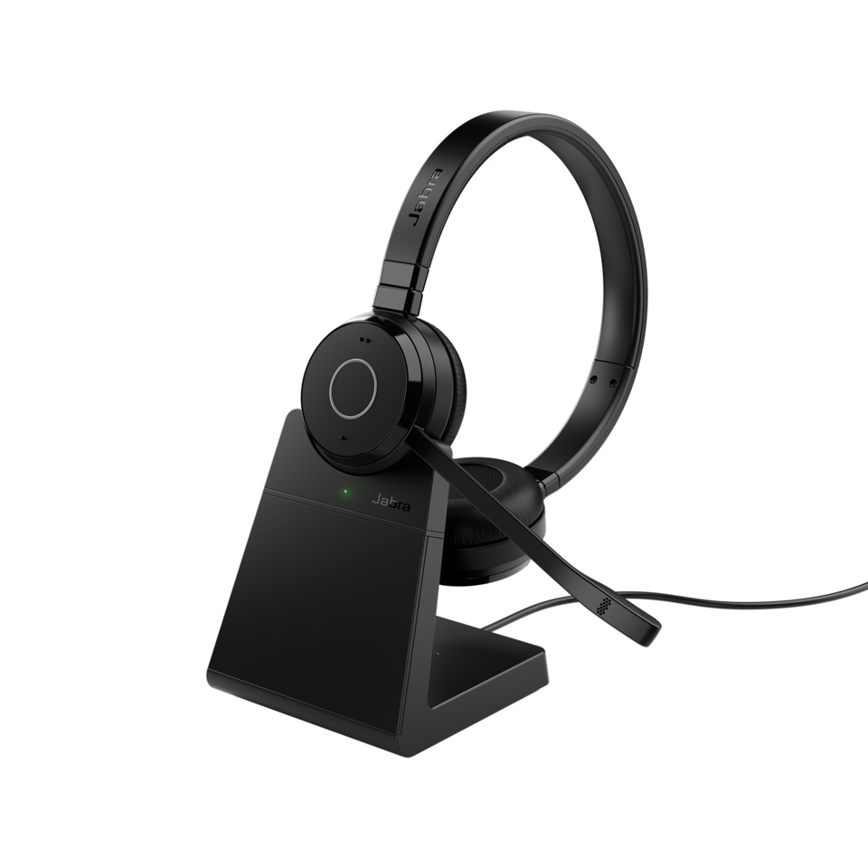 Headset Evolve 65 TE - USB-A UC Stereo (Include Stand), schwarz