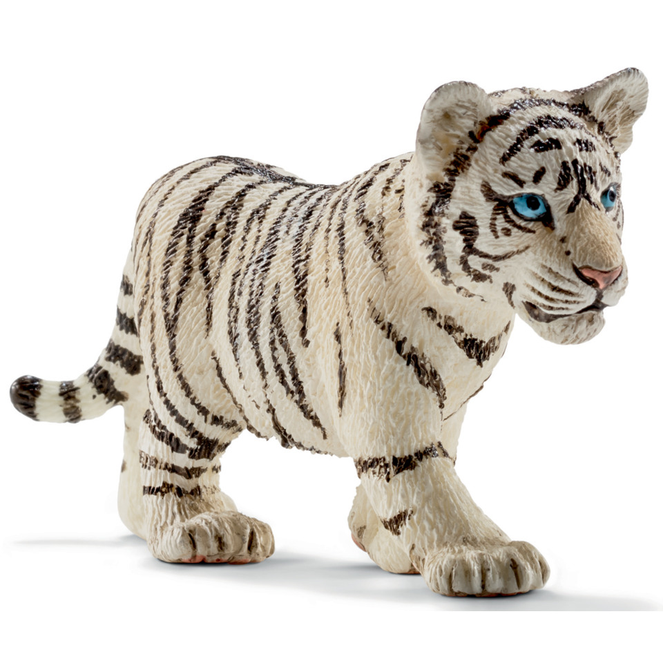 Spielzeugfigur Tigerjunge weiß