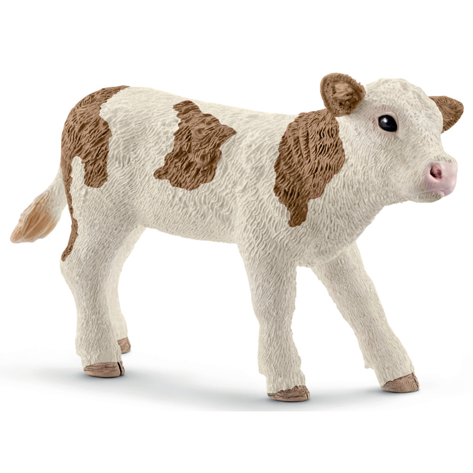 Spielzeugfigur Fleckvieh Kalb