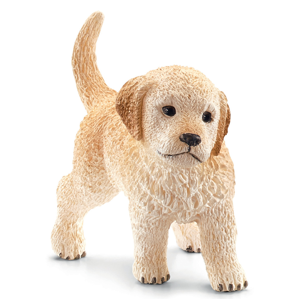 Spielzeugfigur Golden Retriever Welpe