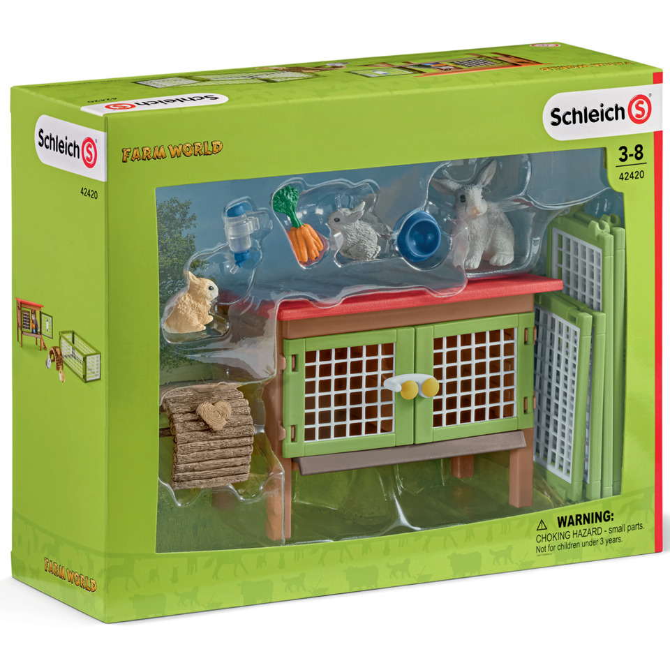 Spielzeugfigur Kaninchenstall