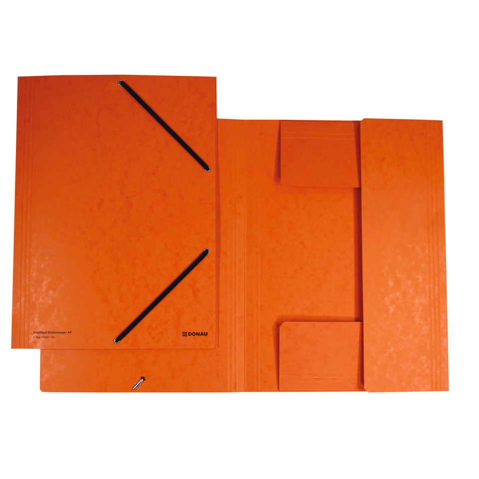 Gummizugmappe - A4, orange