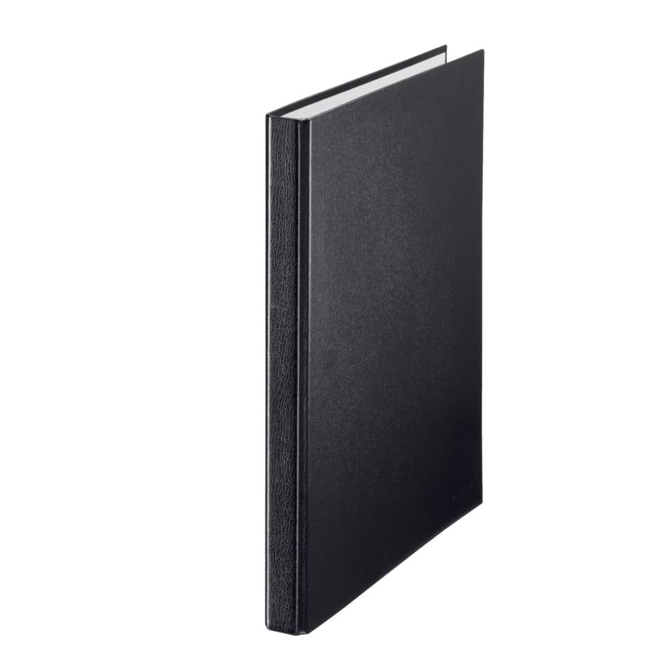 4209 Standard Ringbuch, 2 Ringe - A4, Ring-Ø 16 mm, schwarz