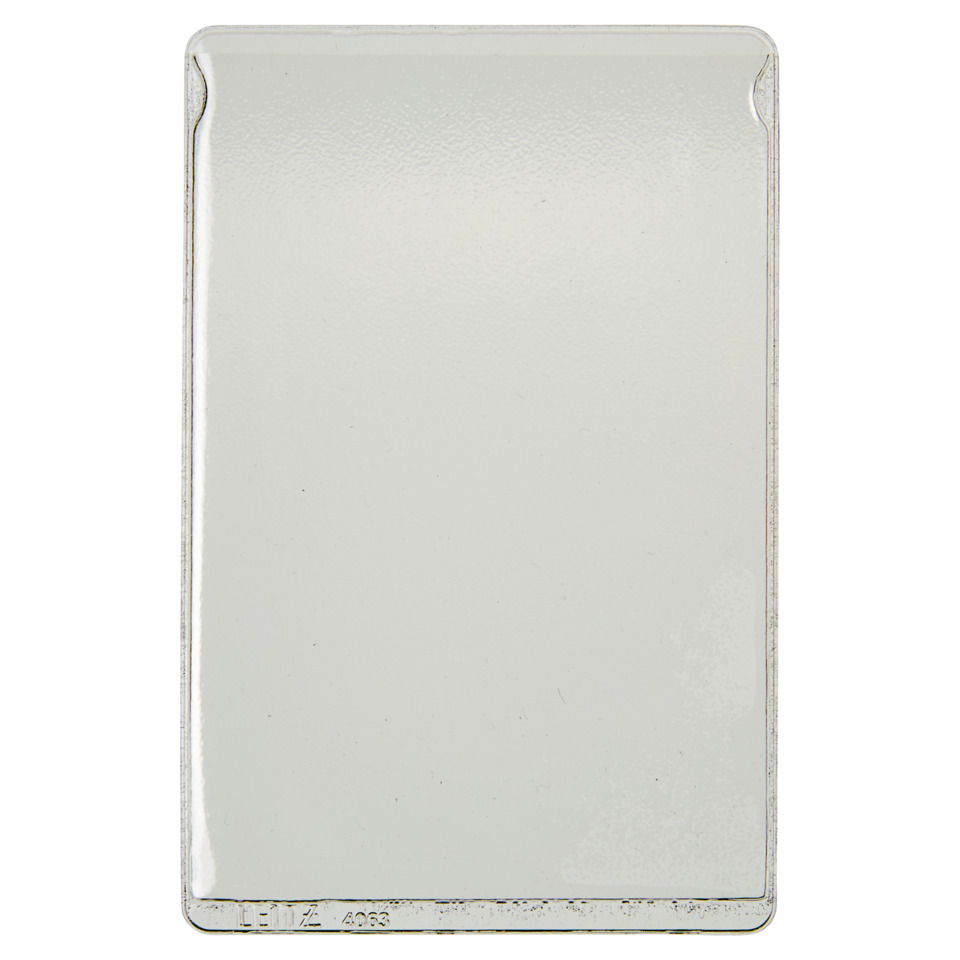 4063 Ausweishülle, für Ausweise, PVC, genarbt, farblos