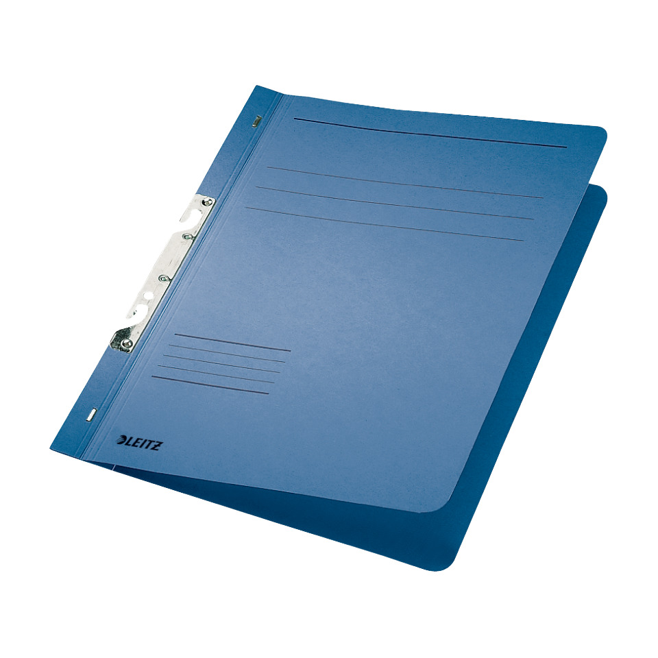 3746 Schlitzhefter, 1/1-Vorderdeckel, A4, kfm. Heftung, Manilakarton 250 g/qm, blau