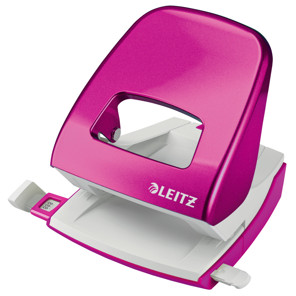5008 Bürolocher NeXXt - 30 Blatt, pink metallic, Blister