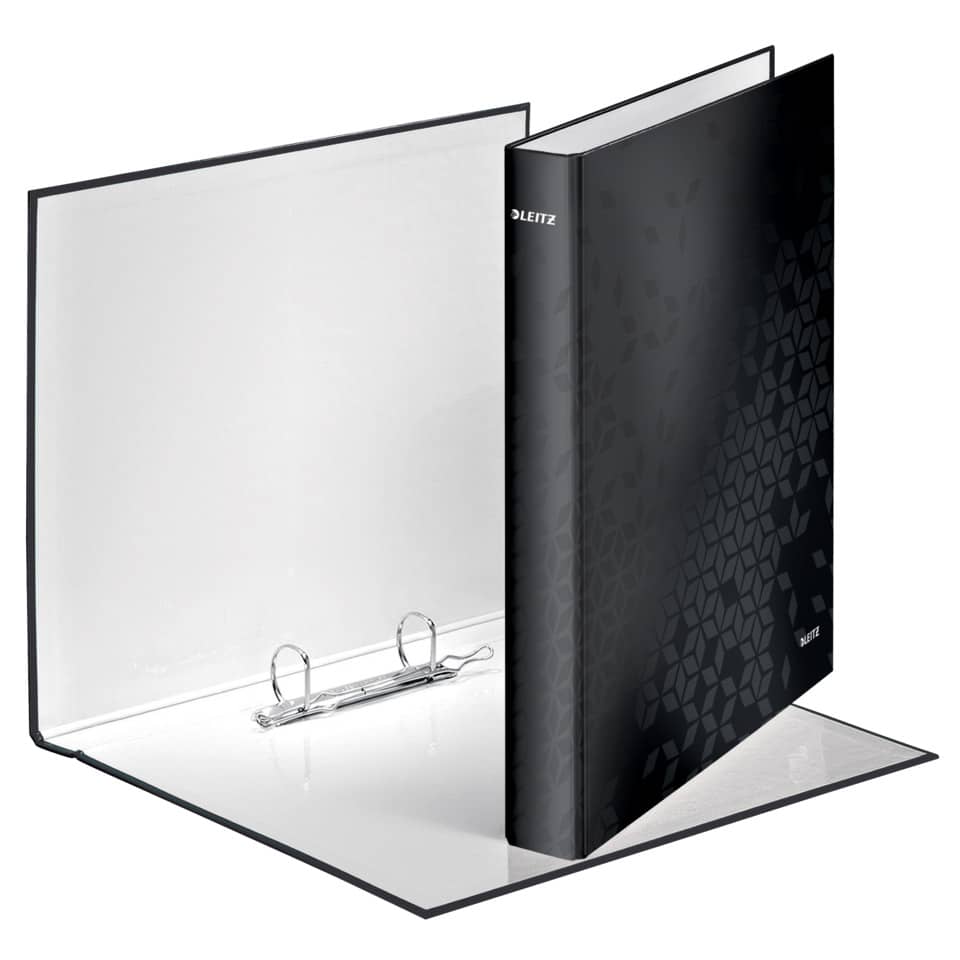 4241 Ringbuch WOW, A4 maxi, PP, 2 Ringe Ø25 mm, schwarz