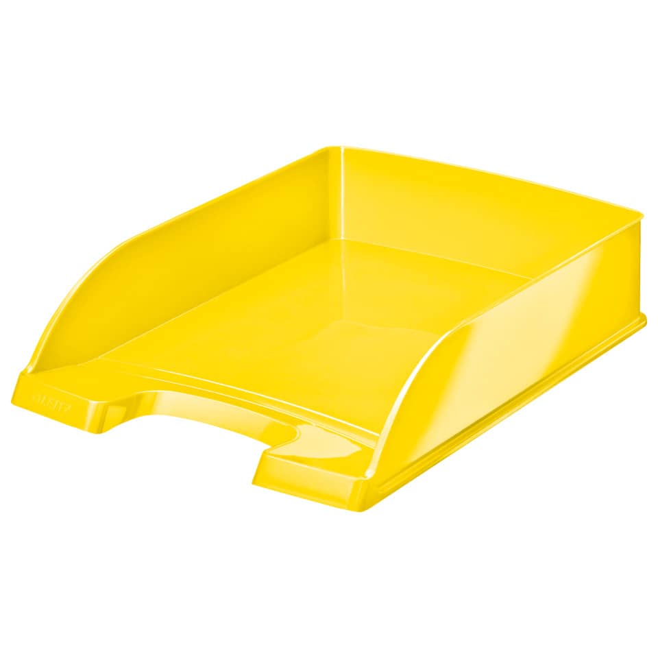 5226 Briefkorb Plus WOW - A4, Polystyrol, gelb metallic